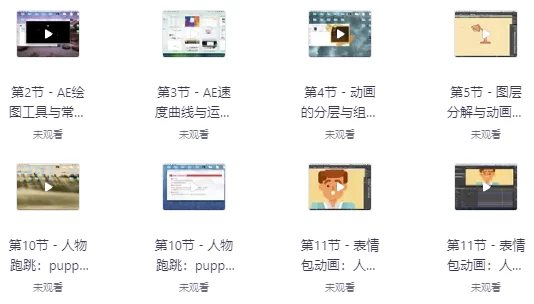 [AE/MG] AEMG动画设计实战班（48.8G）