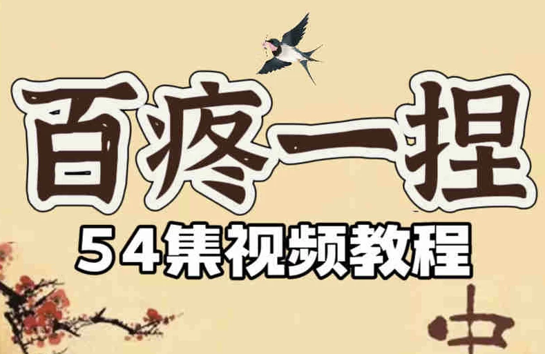 [按摩] 百疼一捏合集54节课程（10.4G）