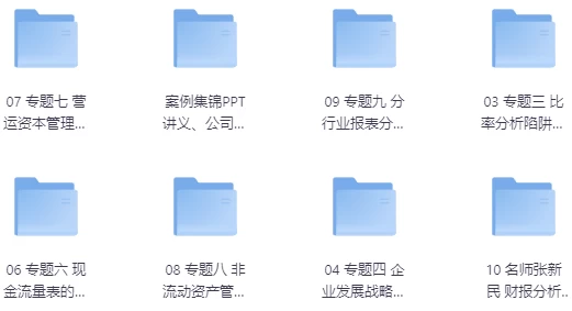 [报表/报表分析] 财务报表分析案例集锦（8.8G）