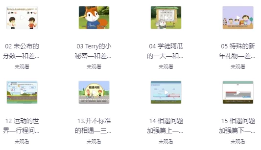 [奥数/数学] 超级课堂动画奥数课（2.5G）