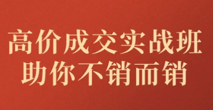 [销售] 高价成交实战班助你不销而销（12.1G）