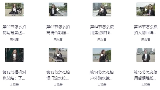 [拍摄/摄影] 摄影实战教学，摆脱“会用相机却不会摄影”的尴尬困境（2.5G）