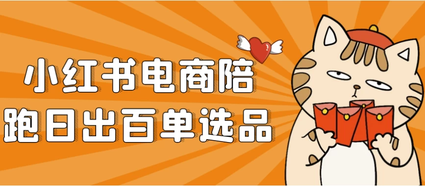 [小红书/电商] 小红书电商陪跑日出百单选品（2.1G）