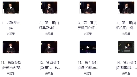 [主播/布光] 主播打光布光培训课（1.3G）