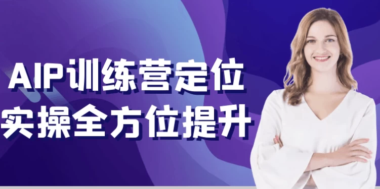 [AIP/人工智能] AIP训练营定位实操全方位提升（1.2G）