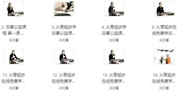 [乐器/古筝] 从零开始学古筝（2.8G）