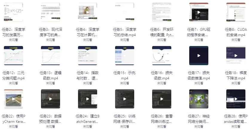 [CV/计算机视觉] CV计算机视觉集训营 - 带源码课件（13.4G）