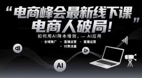 [电商] 电商峰会最新线下课，电商人破局！（11.5G）