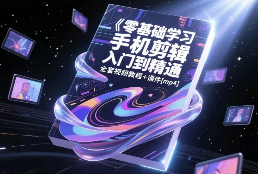 [剪辑] 零基础学习手机剪辑入门到精通视频课（5.5G）