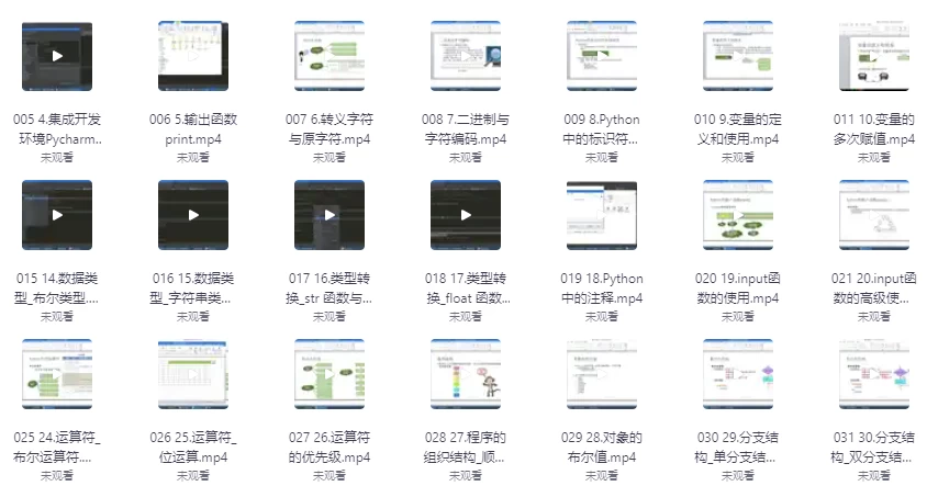 [Python/开发] 杨淑娟《Python开发入门教程》（2.1G）