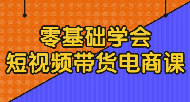 [带货/电商] 零基础学会短视频带货电商课（295.6M）