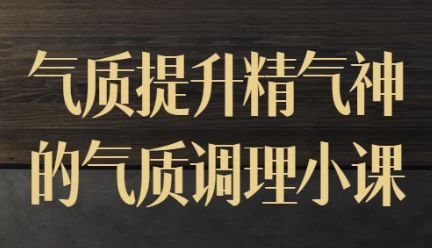 [气质/魅力] 气质提升精气神的气质调理小课（1.7G）