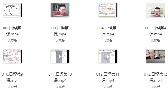 [口译/口语] 英语基础口译课（5.6G）