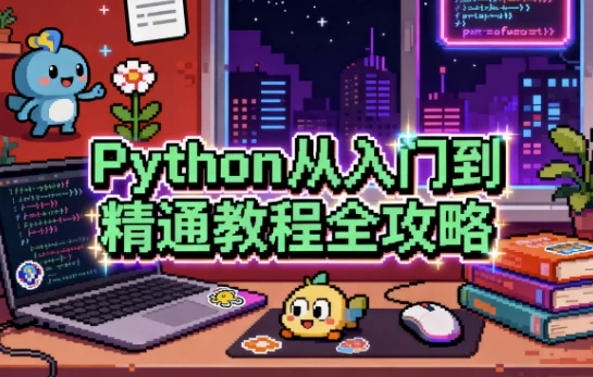 [Python/开发] Python从入门到精通教程全攻略（78.2G）