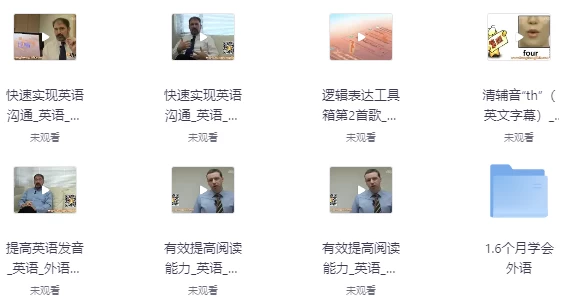 [口语/听力] 《功夫英语》全套视频课程，零起点直达流利听说（20.4G）