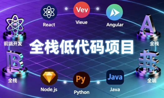 [代码] 全栈低代码项目（7.5G）