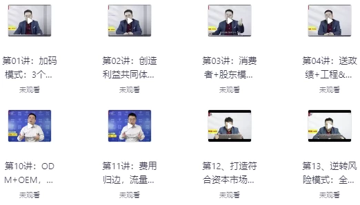 [商业模式] 《商业模式创新案例大全》94讲（8.8G）