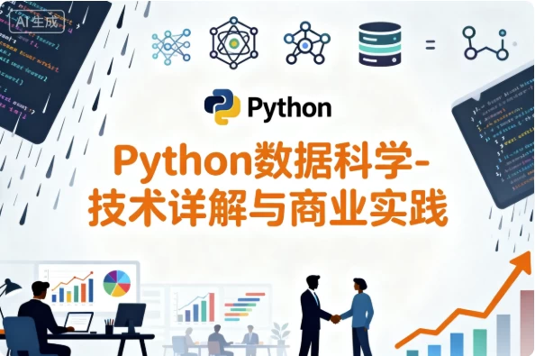[Python/编程] Python数据科学-技术详解与商业实践（八大案例，配套书籍） - 带源码课件（4.9G）