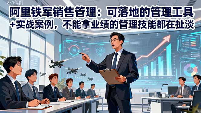 阿里铁军销售管理:可落地的管理工具+实战案例,不能拿业绩的管理都在扯淡 阿里铁军销售管理:可落地的管理工具+实战案例,不能拿业绩的管理都在扯淡