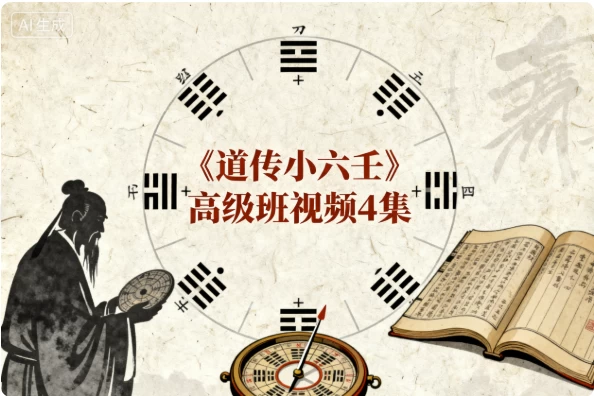 [国学/奇门遁甲] 《道传小六壬》高级班（1.9G）