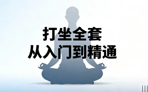 [打坐/禅坐] 打坐全套从入门到精通（872.3M）