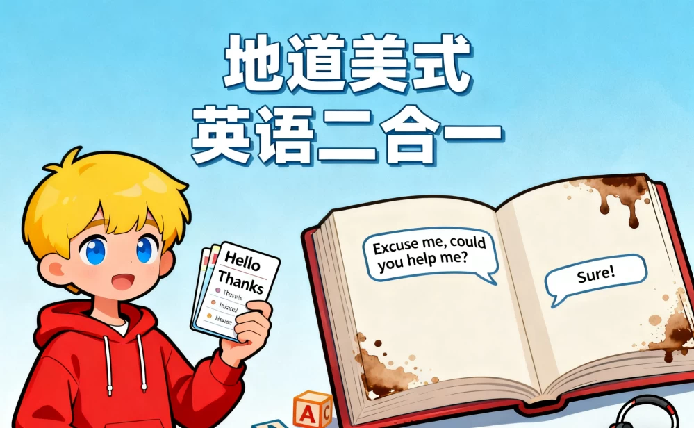 [口语/英语] 地道美式英语二合一（16.9G）