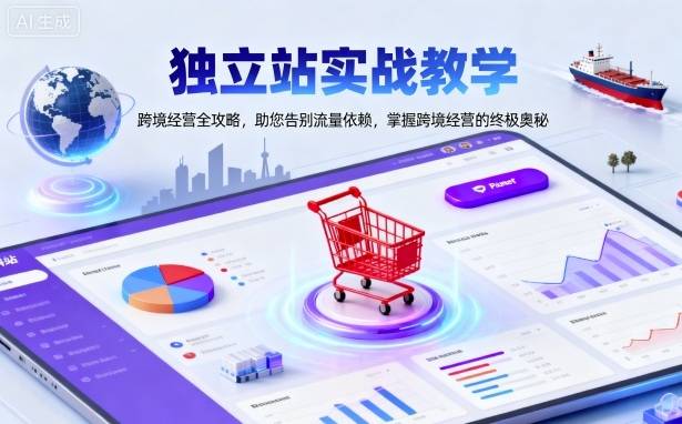 独立站实战教学,跨境经营全攻略,助您告别流量依赖,掌握跨境经营的终极奥 独立站实战教学,跨境经营全攻略,助您告别流量依赖,掌握跨境经营的终极奥