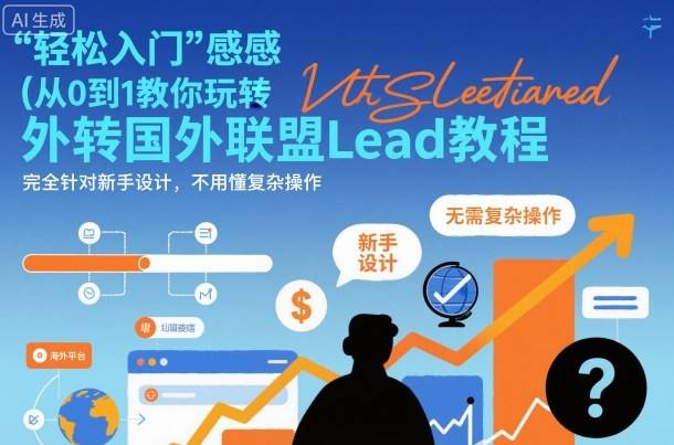 国外联盟賺美刀项目,从0到1教你玩转国外联盟Lead教程,纯新手可操作性100% 国外联盟賺美刀项目,从0到1教你玩转国外联盟Lead教程,纯新手可操作性100%