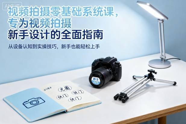 视频拍摄零基础系统课,专为视频拍摄新手设计的全面指南 视频拍摄零基础系统课,专为视频拍摄新手设计的全面指南