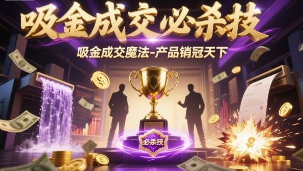 吸金成交必杀技,吸金成交魔法-产品销冠天下 吸金成交必杀技,吸金成交魔法-产品销冠天下