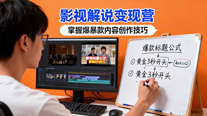 影视解说变现营:通过30+实战案例爆款内容创作技巧,掌握影视解说盈利密码 影视解说变现营:通过30+实战案例爆款内容创作技巧,掌握影视解说盈利密码
