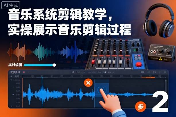音乐系统剪辑教学,实操展示音乐剪辑过程 音乐系统剪辑教学,实操展示音乐剪辑过程