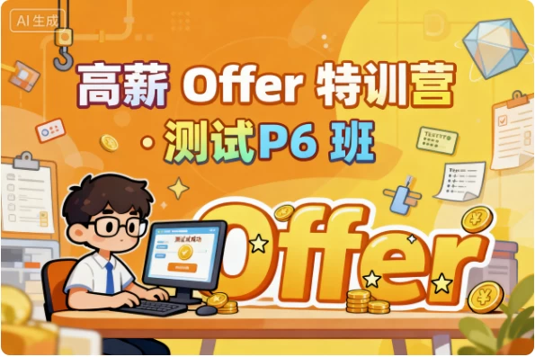 高薪 Offer 特训营 · 测试 P6 班