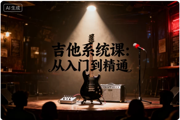 吉他系统课：从入门到精通