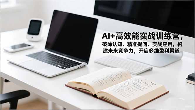 AI+高效能实战训练营,破除认知、精准提问、实战应用,构建未来竞争力,开启多维盈利渠道 AI+高效能实战训练营,破除认知、精准提问、实战应用,构建未来竞争力,开启多维盈利渠道