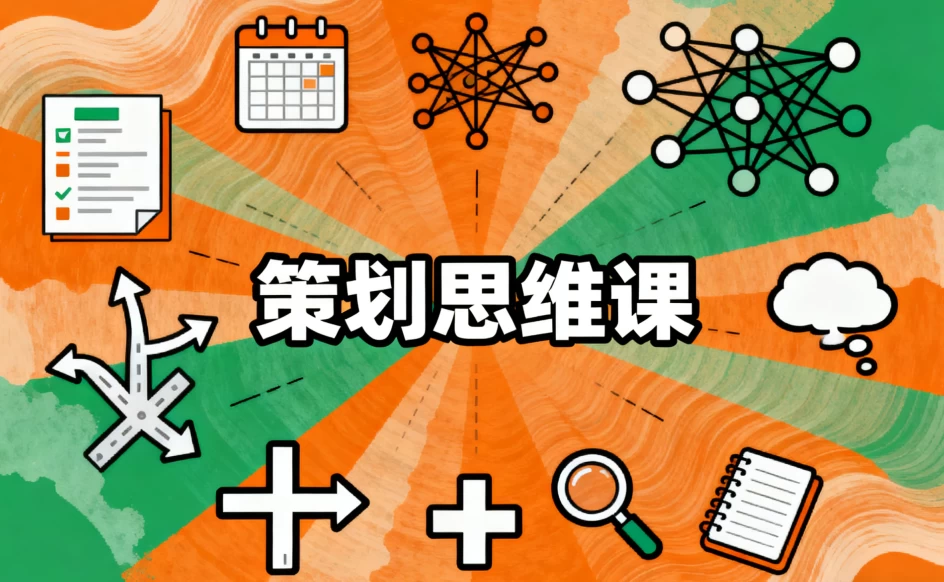 [思维/策划] 策划思维课（313.7M）