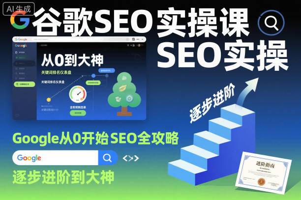 谷歌SEO实操课,Google从0开始SEO全攻略,逐步进阶到大神 谷歌SEO实操课,Google从0开始SEO全攻略,逐步进阶到大神