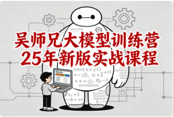 吴师兄大模型训练营25年新版实战课程