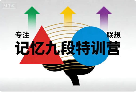 [记忆/记忆力] 记忆九段特训营 [12.5G]