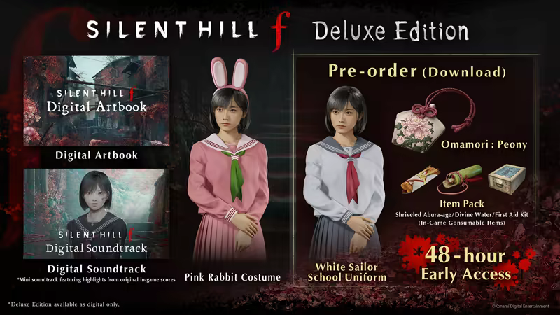 寂静岭F|豪华中文|Build.20854836+预购特典-恶天使の人间+全DLC+原声音乐+美术设定集|解压即撸|