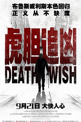 虎胆追凶 Death Wish 海报
