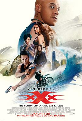 [动作/冒险] 极限特工3：终极回归 xXx: Return of Xander Cage  [范·迪塞尔/甄子丹][蓝光/高清1080p/4K下载]