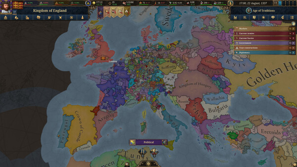 欧陆风云5 v1.0.11 单机+联机 送修改器（Europa Universalis V）免安装中文版