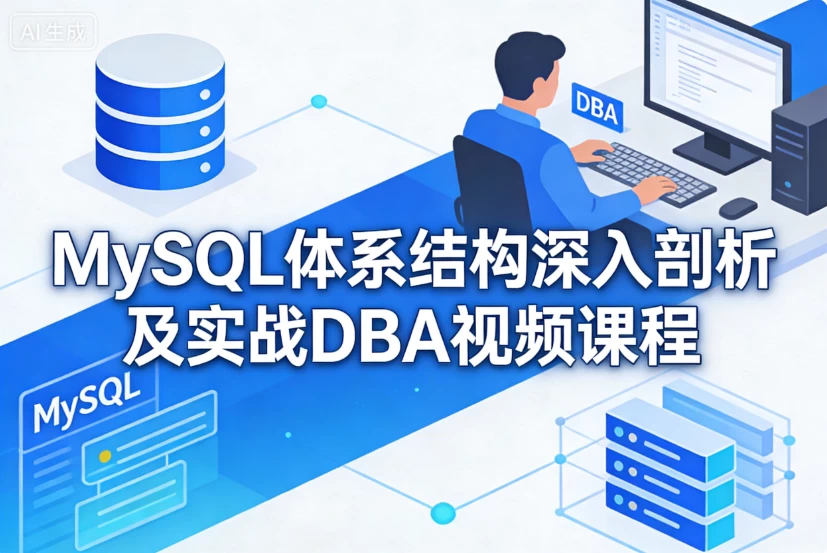 [DBA/MySQL/数据库] MySQL体系结构深入剖析及实战DBA视频课程 [2.6G]