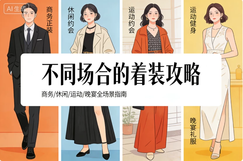 [着装/穿着] 不同场合的着装攻略 [575.7M]