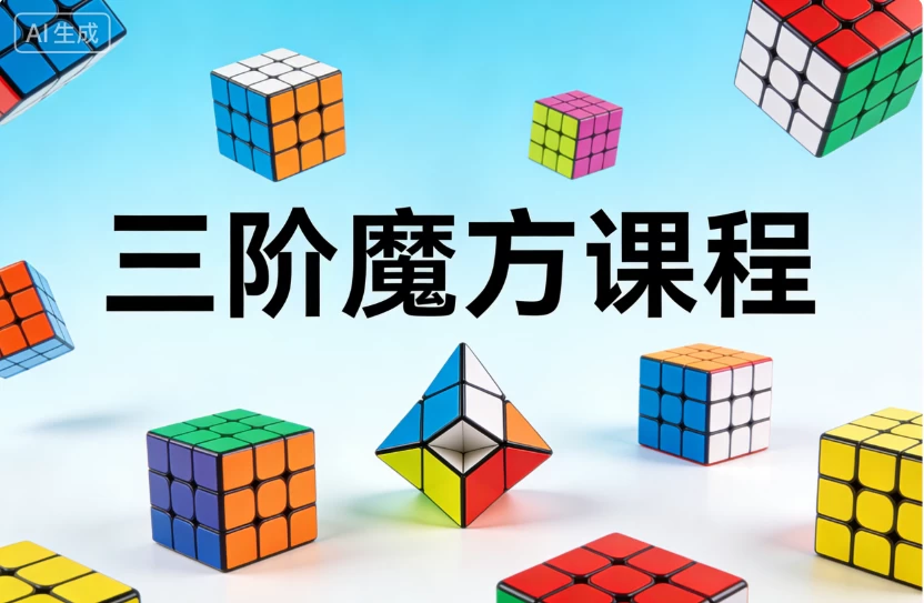 [魔方] 三阶魔方课程 [1.8G]