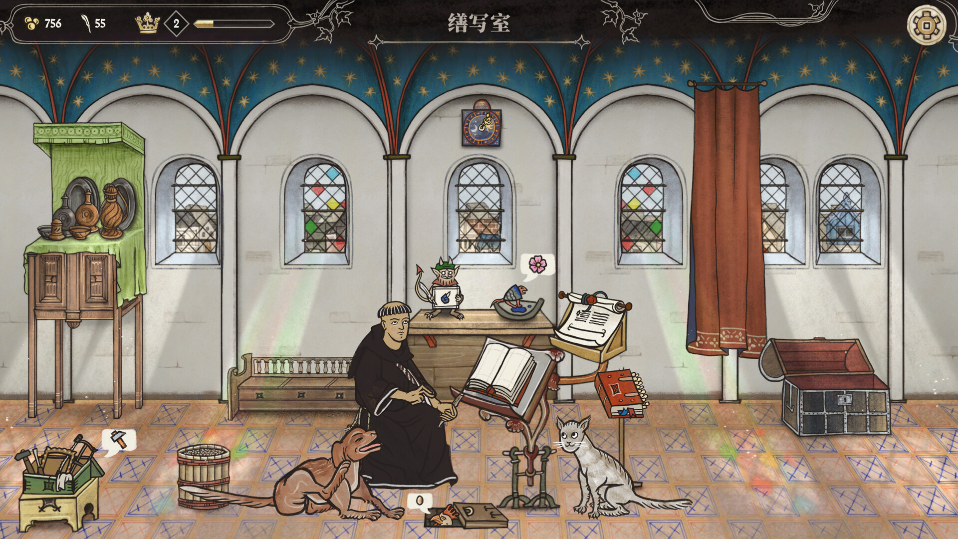 缮写室羊皮卷大师 v1.0.0（Scriptorium Master of Manuscripts）免安装中文版