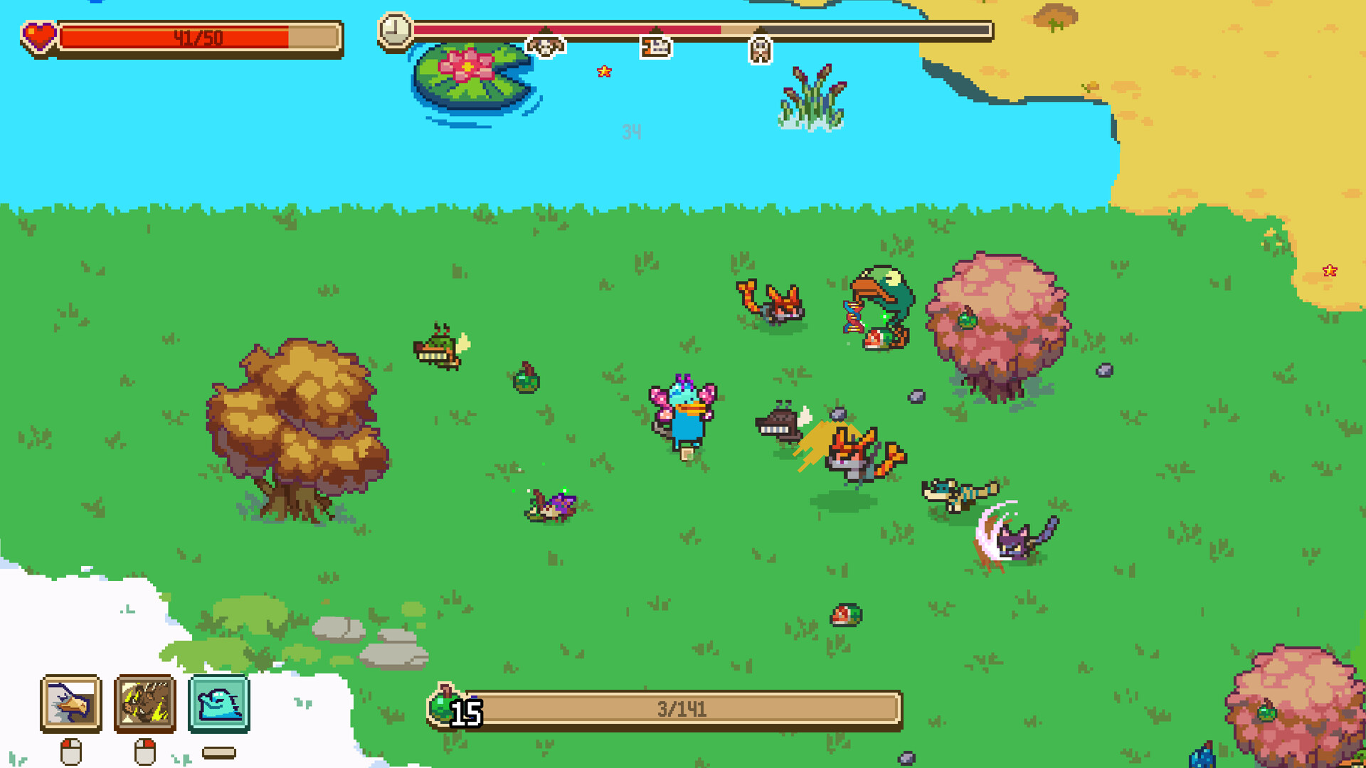 万物皆可蟹：动物进化 v1.0.0.8074（Everything is Crab The Animal Evolution Roguelite）免安装中文版